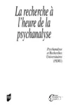 La recherche à l'heure de la psychanalyse vignette