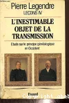 L'inestimable objet de la transmission. Leçons IV vignette