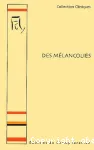 Des mélancolies vignette