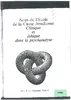 005 - Octobre 1983 - Clinique et éthique dans la psychanalyse vignette